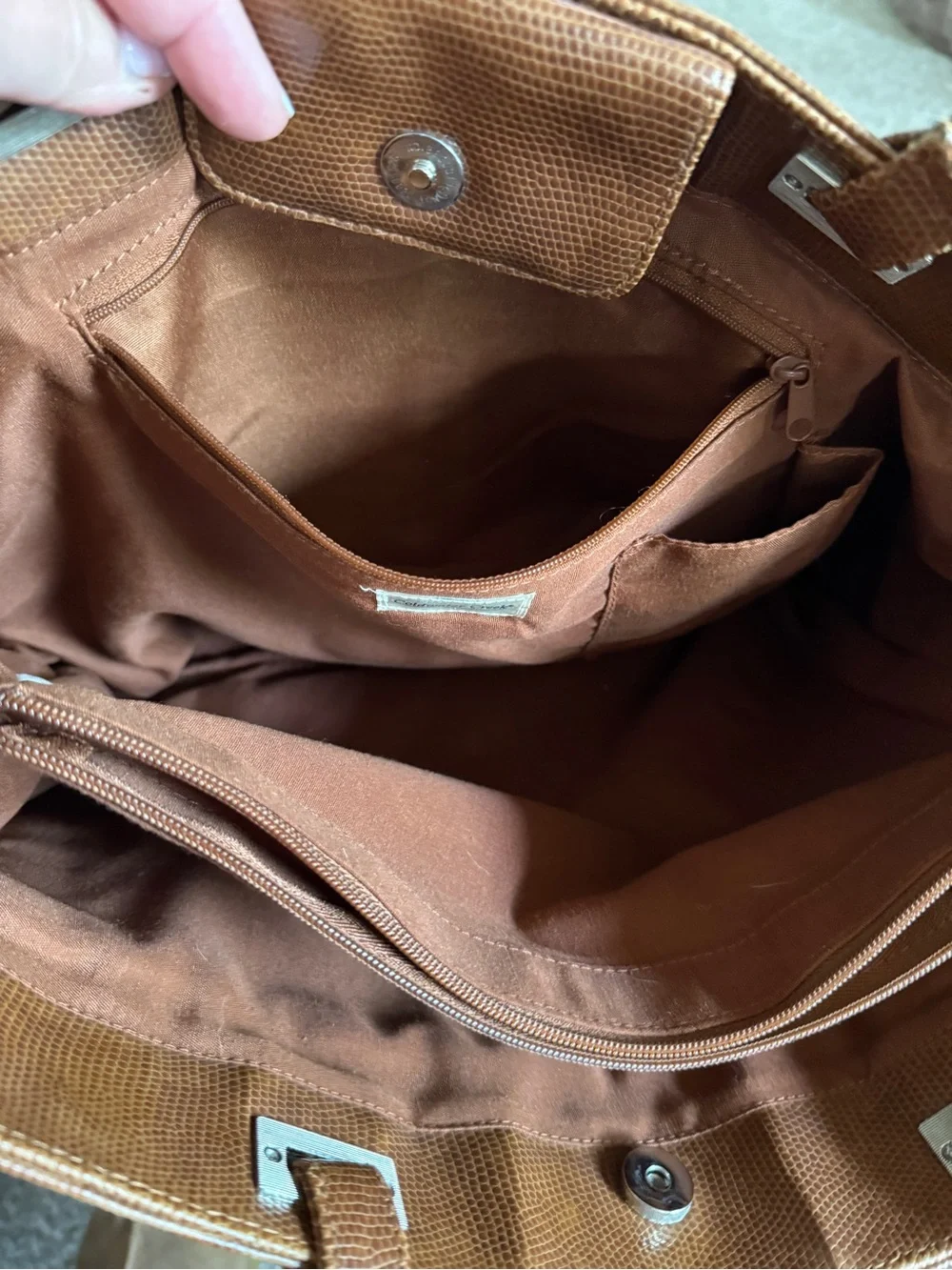 Coldwater Creek Classic Brown Women's Tote Bag - Sleek Everyday Carry